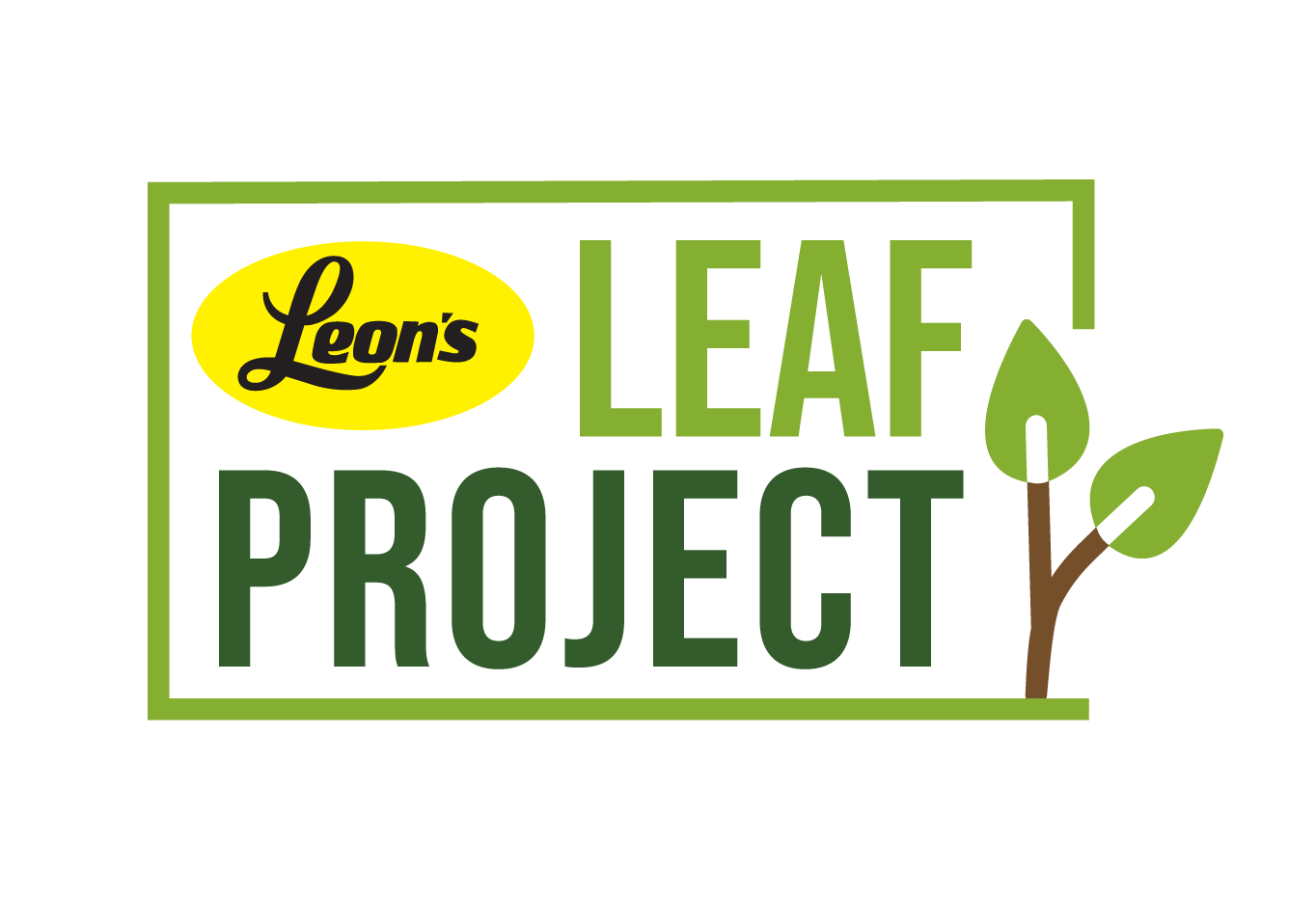 sponsor logo: Leon's leaf project